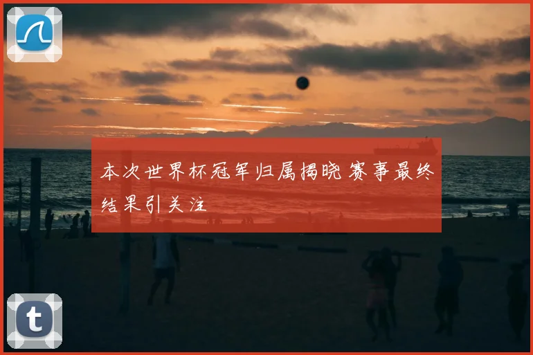本次世界杯冠军归属揭晓 赛事最终结果引关注